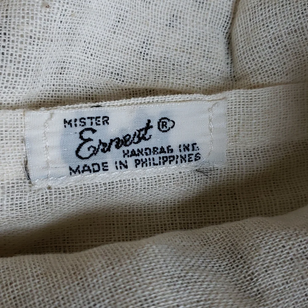 Vintage Mister Ernest Macrame Handbag with wooden handles - Picture 3 of 4